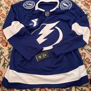 Fanatics Blue and White Lightning Jersey